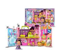 Pinypon - Manoir des Contes, Maison de Jeu avec différents Coins et décors, Figurine de la Princesse Jasmine, Comprend Plus de 20 Accessoires, manoir en Forme de Valise, +3 Ans, Famosa (PNY89000)
