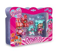 Pinypon - Mon Chiot et Moi, Ensemble de 4 Chiffres: 2 Mini-poupées et 2 Petits Chiens, recommandé pour Les Enfants de 4 à 8 Ans (Famosa 700016300)