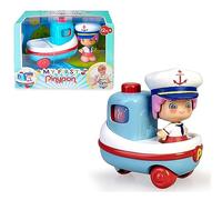 Pinypon - My First Pinypon, pack de jouet avec un bateau et une figurine de capitaine, pour enfants à partir de 1 an