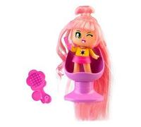 Figurine Pinypon - Cheveux super longs - Rose - Coiffable