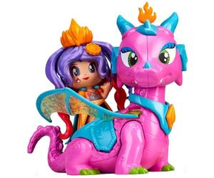 Pinypon- Reine et Dragon Volant pour Filles à partir de 4 Ans (Famosa 700015547)