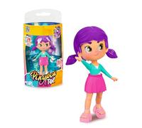 Pinypon TOP Girls Purple, Top Fille Violette avec Tenue Street Style, Figurine articulée de Bras et Jambes, Double Face, vêtements et Chaussures interchangeables, 4 Ans et Plus célèbre, célèbre