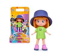 Pinypon TOP Mexican Foodie Girl Top Fille avec thème Mexicain, Figurine articulée de Bras et Jambes, Double Face, vêtements et Chaussures interchangeables, enveloppe avec Accessoires, célèbre