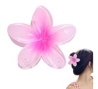 Pinzas Para El Cabello Con Flores, Hawaiian Plu-Meria Hair Clip, Pin - De Pelo Para Cabello Grueso Pinzas De Pelo De Flores Para Mujeres Y Niñas, Accesorios Para La Cabeza