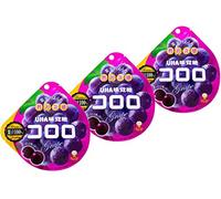Pio Big Bazar Cororo Lot de 3 paquets de bonbons gélifiés japonais Raisin N° A190