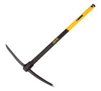 Pioche 2,5kg - Manche Tri-Mat. 91 cm - Outil de Jardinage Résistant - Idéale pour Creuser et Bêcher - D-Work