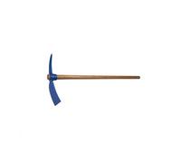 Pioche canton acier forgé, manche bois L.100 cm