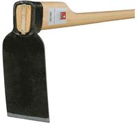 Pioche IDEAL Feuille 210x100x120mm forgée, avec manche frêne G.1500g IDEAL