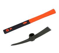 Pioche miniature robuste pour excavation efficace pour l'entretien des sentiers, campeurs, jardiniers, élimination efficace du sol, pioche en caoutchouc