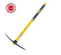 Pioche terrassier 2 kg oeil Rond manche composite, manche incassable en fibre de verre