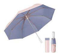 Pioggistar Mini Parapluie Pliant Automatique, Parapluie 8 Baleines pour Femme, Anti Vent, Diamètre 98 cm, Rose