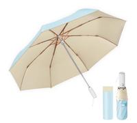 Pioggistar Mini Parapluie Pliant Automatique, Parapluie 8 Baleines pour Femme, Anti Vent, Diamètre 98 cm, Bleu ciel