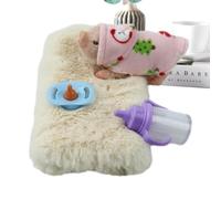 Piol Pet Silicone - Mini Réaliste, Ornement éLastique Doux | Pacificateur, Coussinets De Couchage, Bouteille, Vêtements, Jouet De Pincement Animal Renaiss Pigne de Compagnie en Silicone, Faux