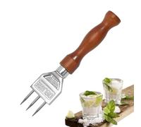 Piolet à trois dents | Outil de cuisine et de bar robuste pour broyer la glace | Idéal pour les cocktails, barman, maison, restaurant ou cuisine professionnelle - Aide à la sculpture et au broyeur en
