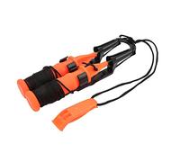 Piolet de pêche, piolet de sauvetage de la vie, poignée orange pour la randonnée et la pêche (corde noire)