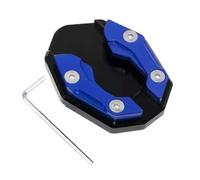 PIOMEGEPKQ Cache Grille Antibrouillard Accessoires Universels De Béquille D'extension De Pied De Vélo Couverture De Support Latéral Supports De Moto en Alliage D'aluminium