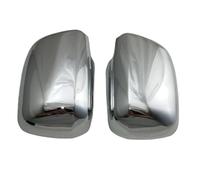 PIOMEGEPKQ Coque Rétroviseur Couvercles De Rétroviseurs De Porte Chromés ABS, Nouveau Style, avec Le'd, pour Highlander, Kluger, Alphard, Previa 1998 - 2003 Capuchon Rétroviseur(NO LED)