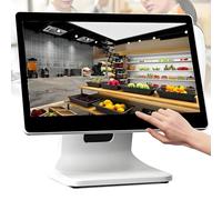 PioMue Caisse enregistreuse Tactile Intelligente Tout-en-Un, Terminal de Point de Vente pour Petites Entreprises avec écran Tactile de 15,6 Pouces,pour Les commerces de détail et Les Restaurants.