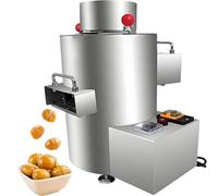 PioMue Décortiqueuse et éplucheuse de châtaignes électrique Commerciale, ouvre-châtaignes Automatique, 200 kg/h, avec minuterie, sans Danger pour Les châtaignes 220V-8knives