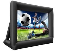 PioMue Écran de Projection Gonflable pour cinéma, écran de Projection Gonflable d'extérieur avec Ventilateur Silencieux,écran de Projection pour théâtre, écran de Projection Gonflable 14FT