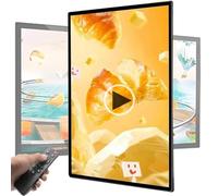 PioMue Écran publicitaire numérique LED, Affichage extérieur à Pixels défilants pour Entreprises, Panneau d'affichage électronique pour Le Marketing, signalétique extérieure Lumineuse 23.6in