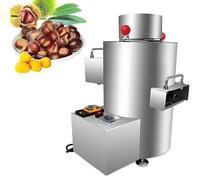 PioMue Éplucheur de châtaignes Intelligent et Professionnel, Casse-châtaignes Automatique 200 kg/h, éplucheur de châtaignes électrique sans endommager Les châtaignes 12V-10knives