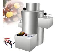 PioMue Éplucheuse de châtaignes Commerciale, Outils d'épluchage de châtaignes en Acier Inoxydable, éplucheuse Automatique de châtaignes, 200 kg/Heure, sans Danger pour Les châtaignes 12V-8knives