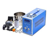 PioMue Four à Induction pour la Fusion des métaux sans Flamme, avec Affichage numérique et kit Complet, Protection Contre Les surintensités et Les surtensions, équipement de trempe des métaux 6000W