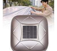 PioMue Housse de Voiture Solaire entièrement Automatique avec télécommande,Protection extérieure entièrement Automatique,Coupe-Vent, Rapide et Pratique pour protéger Votre berline ou SUV Silver-YM