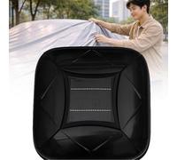 PioMue Housse de Voiture Solaire entièrement Automatique avec télécommande,Protection extérieure entièrement Automatique,Coupe-Vent, Rapide et Pratique pour protéger Votre berline ou SUV Black-2L