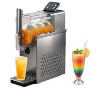 PioMue Idéal pour Les fêtes-Machine à granités avec réservoir de 2,3L 110V | 6 modes, appareil 2-en-1 pour glace à l'italienne et smoothie, écran numérique avec réglage de la consistance