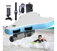PioMue Kit de Scooter sous-Marin 2 en 1, Scooter sous-Marin Bodyboard à 10 Vitesses, Batterie Portable 16 000 mAh pour la plongée avec Tuba, Le Kayak et Les Aventures à la Plage 700W