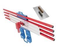 PioMue Kit de taloche et lisseuse pour béton Red-100x20cm/39x8in