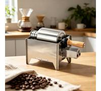 PioMue Mini torréfacteur électrique à Grains de café StainlessSteel