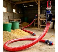 PioMue Vis de Transfert de Grains Portable (3,5 Pouces, 3 m) 3300W