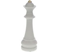 Pion échec Dame Quartz 36 cm en résine - - Blanc - Résine