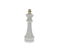 Pion échec Roi Quartz en résine - Amadeus - Blanc - Résine Blanc G