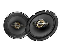 Pioneer A-Series Plus TS-A1681F 6.5” 4-Way Speakers (Pair) - 350W Max, Balanced Sound + Smooth Treble, Enhanced Bass, Ideal Factory Upgrade, Installation Adaptors Included