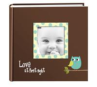 Pioneer Albums Photo Ev-246fb/O 200-pocket bébé Chouette Imprimé Design Cadre Photo de Couverture Album, Bleu, 4 x 6 inch