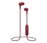 Pioneer C4 Ecouteurs intra-auriculaires sans fil avec Bluetooth (écouteurs de haute qualité, lecture 6 heures, kit mains libres, commande vocale, télécommande, App), Rouge