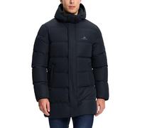 Pioneer Camp Doudoune pour homme - Longue - Chaude - Coupe-vent - Imperméable - Veste de transition - Doublure épaisse - Avec poches - Parka - Veste d'extérieur avec capuche (224 g de remplissage pour