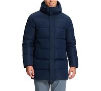Pioneer Camp Doudoune pour homme - Longue - Chaude - Coupe-vent - Imperméable - Veste de transition - Doublure épaisse - Avec poches - Parka - Veste d'extérieur avec capuche (224 g de remplissage pour