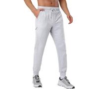 Pioneer Camp Pantalon de jogging léger pour homme avec poches pour athlétisme décontracté, A-gris chiné, Taille L
