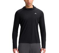 Pioneer Camp Sweat à capuche UPF23+ pour homme, léger, à séchage rapide, respirant, à manches longues, avec trou pour les pouces, Noir , S