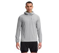 Pioneer Camp Veste de course d'été légère et respirante pour homme - Protection solaire UV UPF 100+ - Imperméable - Avec capuche et plusieurs poches - Pour la randonnée, le cyclisme, les voyages, gris