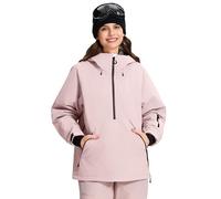 Pioneer Camp Veste de snowboard pour femme - Imperméable - Coupe-vent - Respirante - Chaude - Avec capuche et jupe pare-neige amovible - Veste de ski fonctionnelle baggy pour le ski et le snowboard
