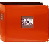 Pioneer Classeur 3 Anneaux En Similicuir Cousu Bleu Vif 30,5 X 30,5 Cm