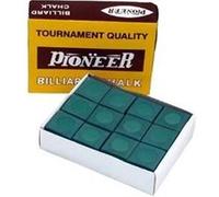 PIONEER Craies Billard Standard - Boîte de 12 craies - Pioneer - Vert Vert G