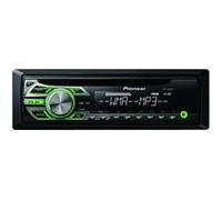 Pioneer Autoradio DEH-150MPG – Tuner CD RDS, WMA/MP3, entrée auxiliaire lumineuse avant – Vert