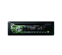 Pioneer DEH-150MPG Tuner CD RDS avec Lecture WMA/MP3 et entrée auxiliaire Lumineuse à l'avant (Vert)
